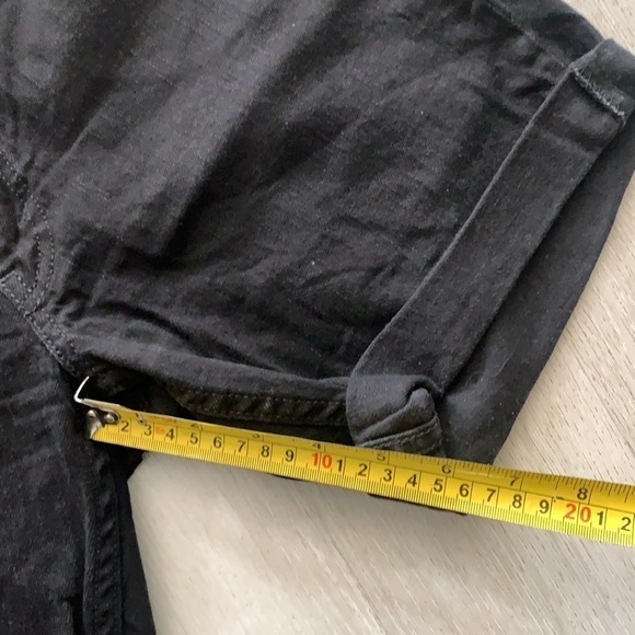 Womens Repurposed‎ 514 Levis shorts black summer beach travel size 29 - Picture 4 of 10